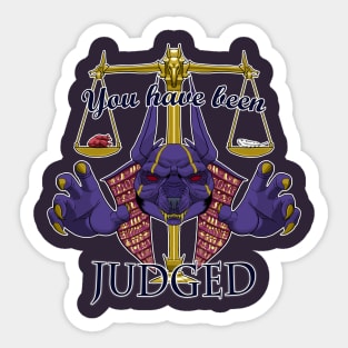 Anubis Egyptian god Sticker